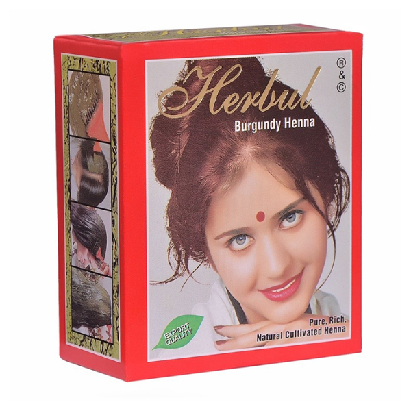 Gội Nhuộm Tóc Herbal Burgundy Henna (10Gr)