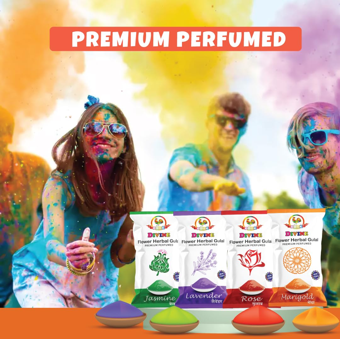 Cock Divine Flower Herbal Gulal - Image 3